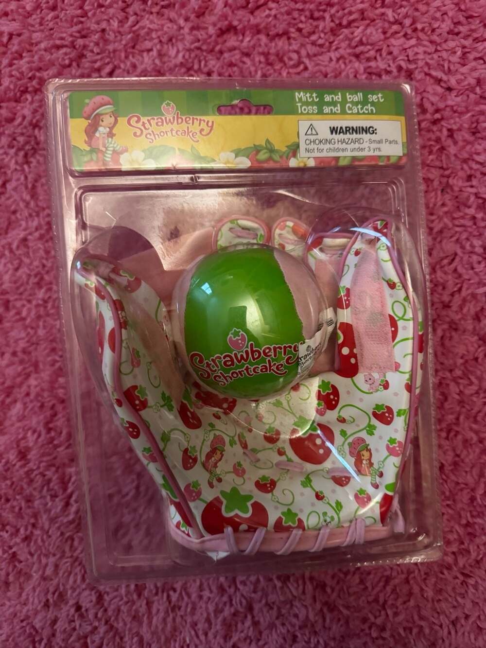 Strawberry Shortcake Mitt and Ball Toss and Catch Set
